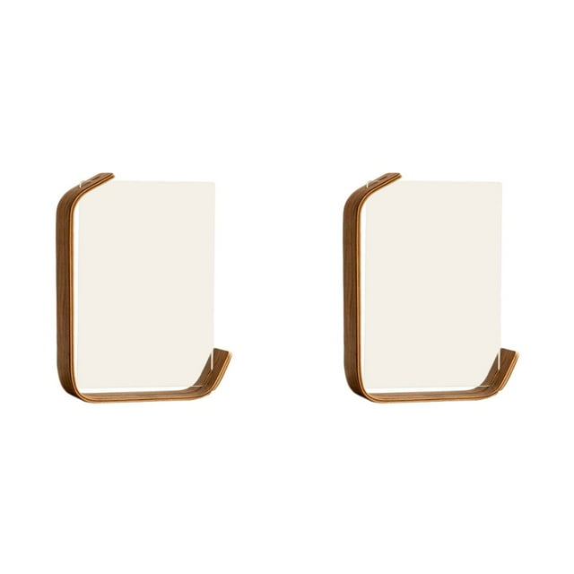 2X de Fotos de Madera Acrílica DIY de 8 Pulgadas de Fotos de Exhibición de Herbario con Lateral para Exhibición de Mesa Decoración del Hogar,B