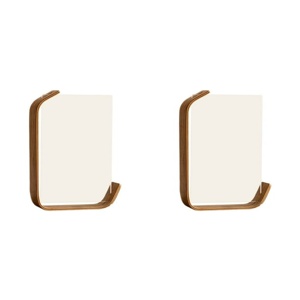 2X de Fotos de Madera Acrílica DIY de 8 Pulgadas de Fotos de Exhibición de Herbario con Lateral para Exhibición de Mesa Decoración del Hogar,B