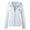 White, variant on Babysbule Winter Jackets for Women Women's Slim Leather Stand Collar Zip Motorcycle Suit Belt Coat Jacket Tops