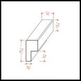 thumbnail image 7 of EWCB15 Casing Back Band 1-1/2" Tall x 7/8" Trim Moulding. Unfinished, 7 of 7