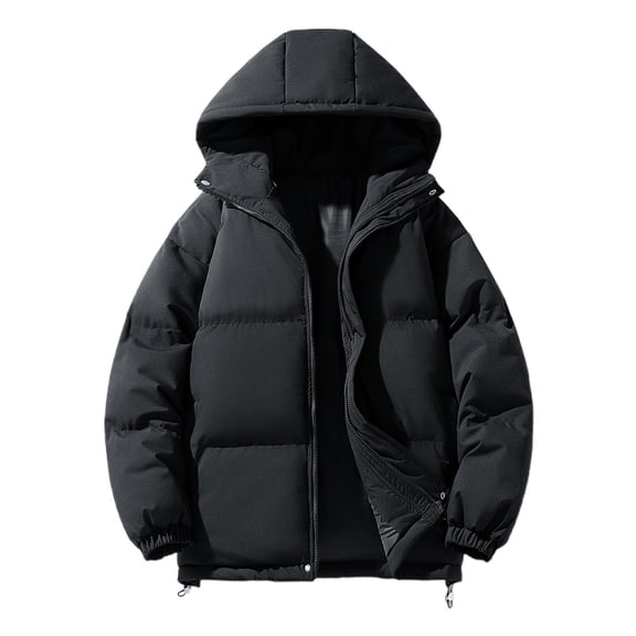 TIANZEN Unisex Winter Padded Coat Warm Oversized Jacket With High Insulation For Cold Weather Mens Small Jacket plus Size Coats for Men