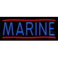 thumbnail image 1 of Marine LED Neon Sign 10 x 24 - inches, Black Square Cut Acrylic Backing, with Dimmer - Bright and Premium built indoor LED Neon Sign for Defence Force., 1 of 7