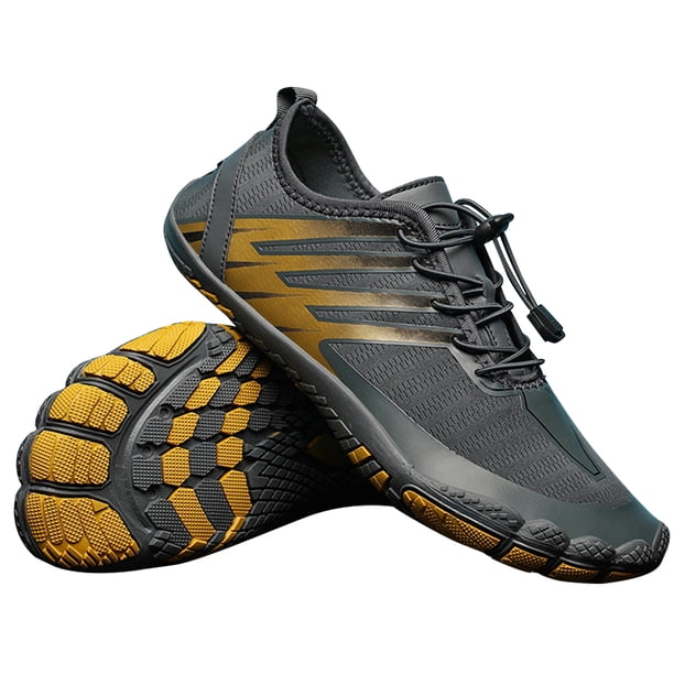 FLhrweasw Zapatos Vadeo Zapatos Buceo Descalzos Antideslizantes para Actividades Acuáticas (Gris 42)