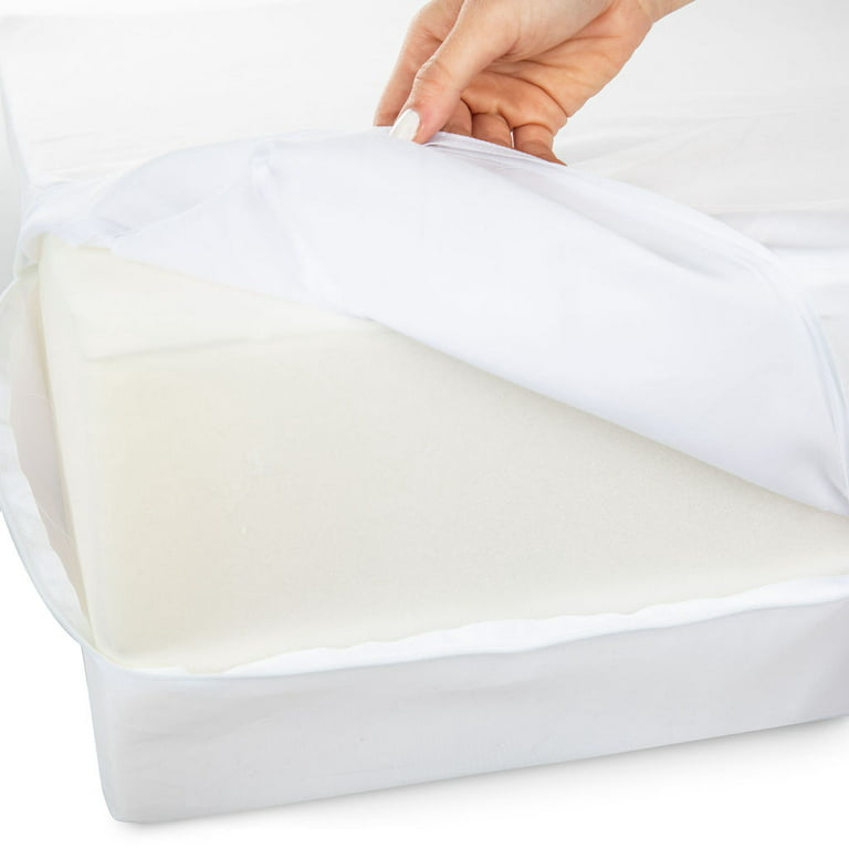 URBLAPOW Up- Wedge Pillow - Bed Wedge Pillow ,Back Support Wedge Pillow for Back and Legs Support ,sleeping , Hypoallergenic Support Pillow for Acid