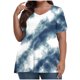 thumbnail image 1 of Tamaño Más Manga Corta Tops para las Mujeres, Casual V-Cuello Camiseta de la Blusa Sólida para el Verano, el Uso Diario Y Casual, 1 of 7