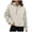 Beige, variant on Womens Oversized Reverse Seam Sweatshirt Casual Long Sleeve Crewneck Lightweight Pullover Tops Loose Sweatshirts Light Pink,S