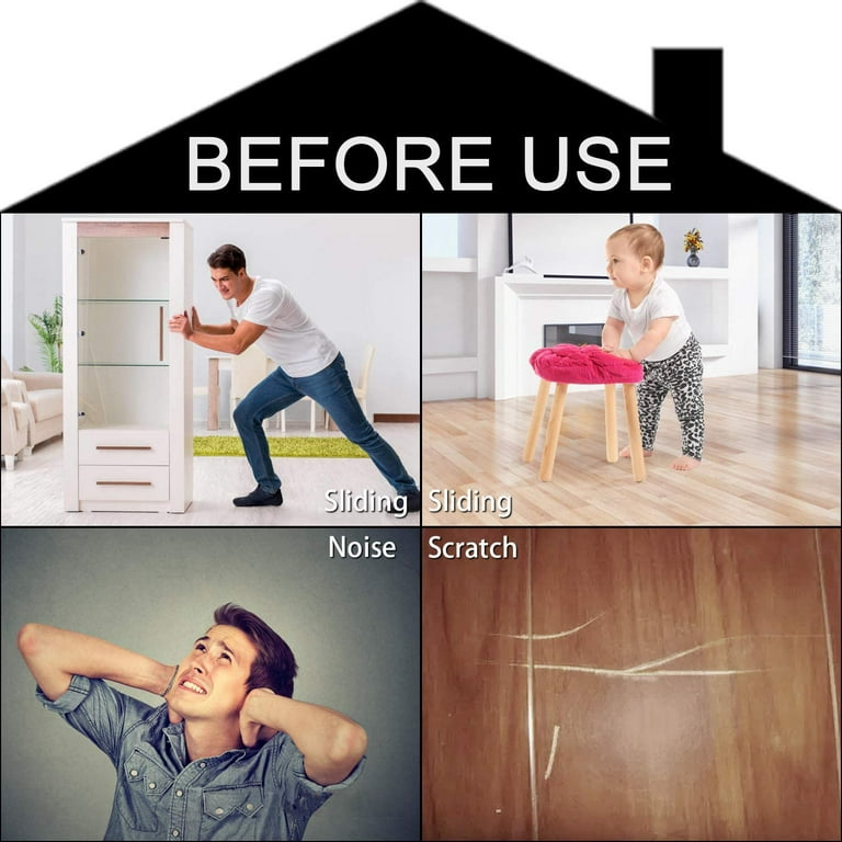 Non slip furniture pads 2024 for wood floors