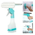 thumbnail image 2 of Ongmies 4-In-1 Window Cleaning Kit Window Vacuum Scraper Window Cleaning Tool with Spray Brush Cleaner Wipe Multi-Head Cleaning Brush for Shower Wall Glass Car Windshield Countertop, 2 of 9