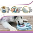 thumbnail image 2 of MesaSe Jouet Casse-Tête pour Chien Distributeur de Nourriture Forme de Patte Bleue Casse-Tête Interactif Jouet d'Entraînement pour Chien Jeux de Réflexion, 2 of 5