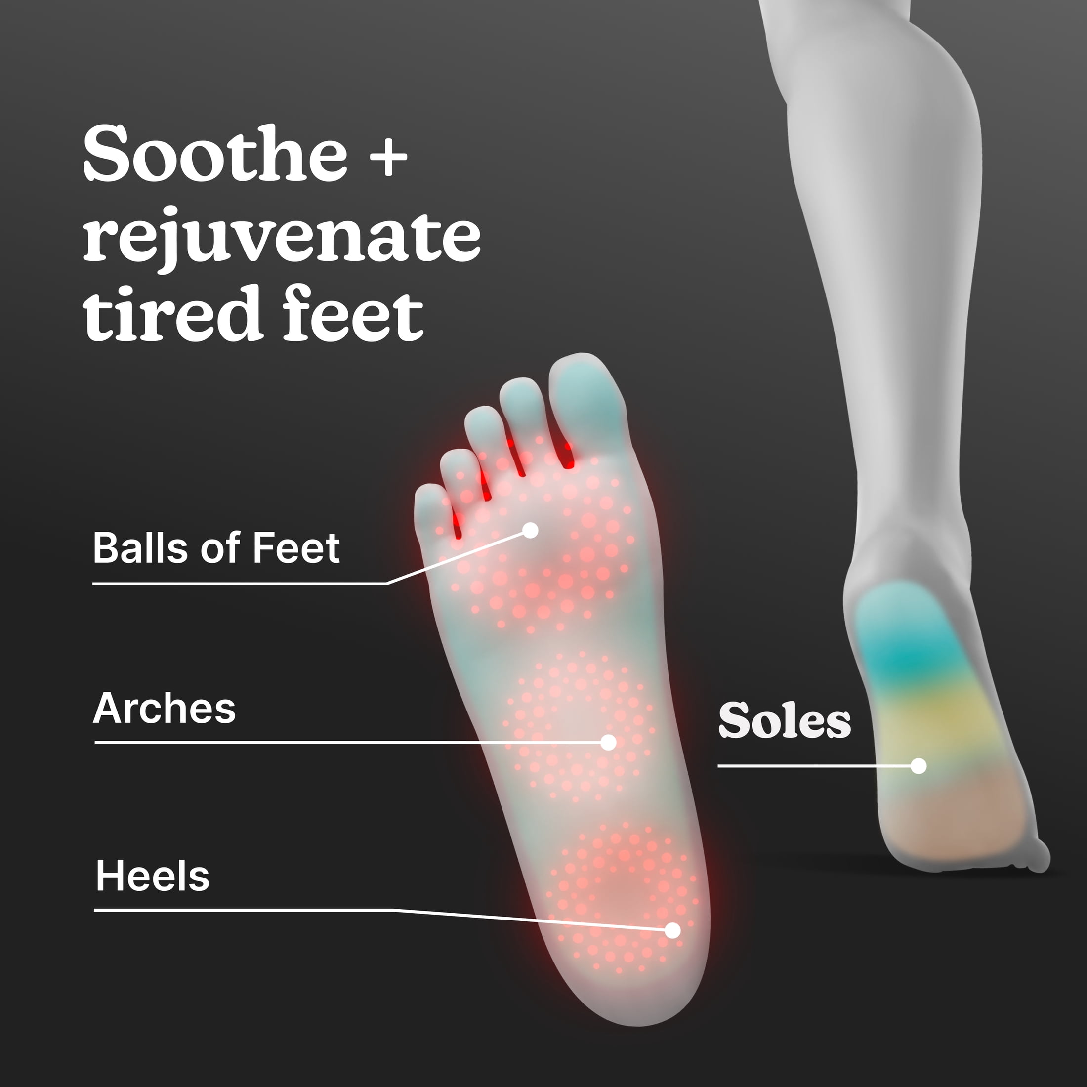 homedics vibration foot massager with heat instructions HoMedics 3-in-1 Pro Foot Massager with Heat (FMS-360HJ) main image 0