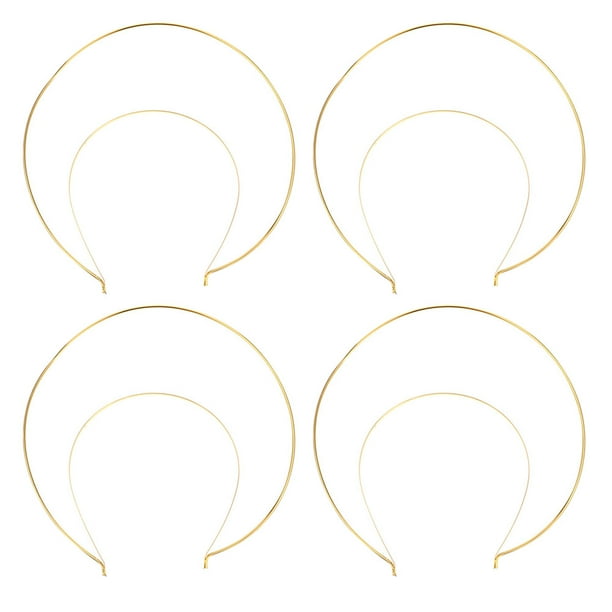 FELTECHELECTR 4 diademas creativas de diosa Halo DIY, accesorios multiusos para el cabello