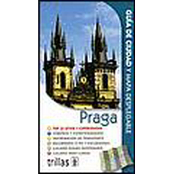 Guia de ciudad y mapa desplegable TRILLAS Praga