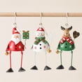 thumbnail image 4 of Christmas Iron Ornament Set,Sturdy Metal Hanging Decor for Tree Wreath Window or Fireplace,Hand-Painted Festive Pendants for Holiday, 4 of 7