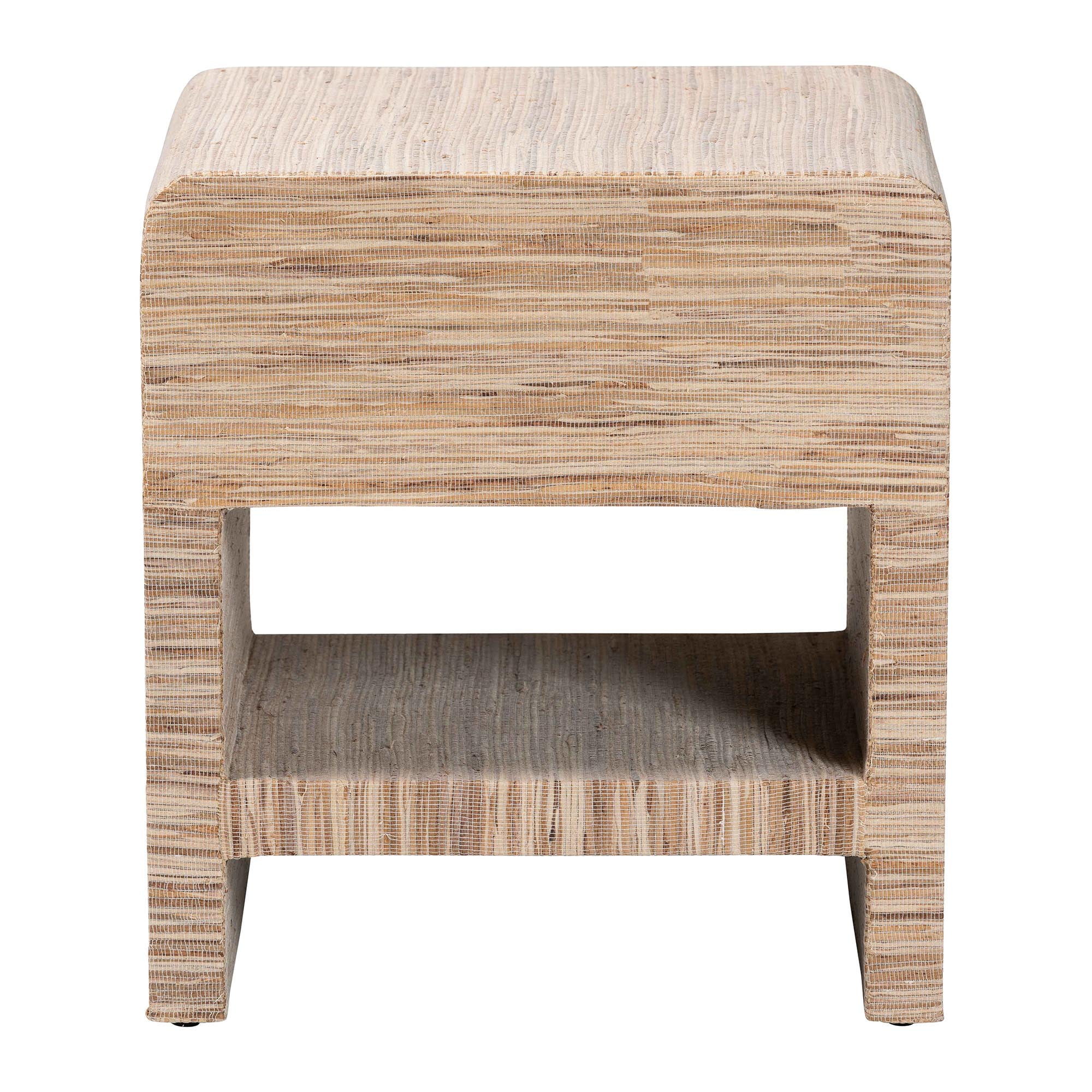 bali & pari Callan Boho Nightstand, 1-Drawer, Natural