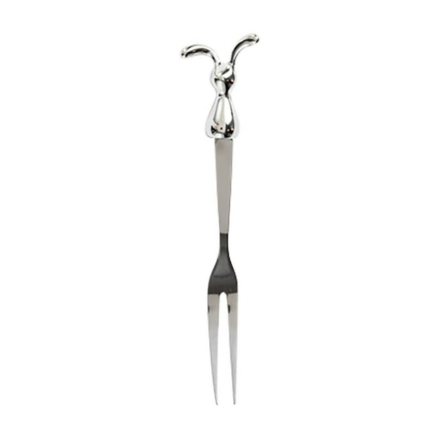 CHENMEI Stainless Fruit Forks Creative Design Dessert Utensils for Kids Cake Snack Serving Tools with Ergonomic Handle Dishwasher Home Kitchen Accessories