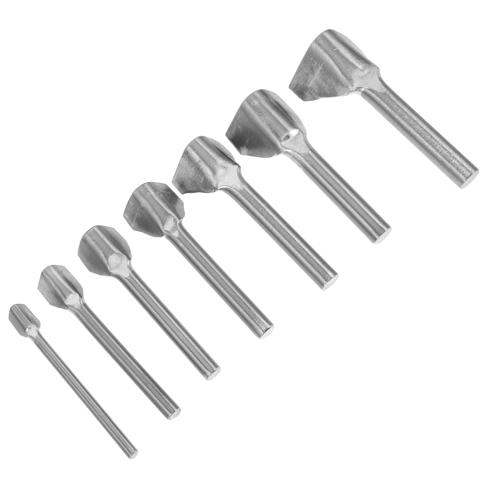 WEUVEB 7-Piece Heavy Duty Punch Tool Set High-Carbon Steel for Professional Crafting and Projects