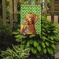 thumbnail image 2 of Carolines Treasures LH9190-FLAG-PARENT Vizsla St. Patricks Day Shamrock Portrait Flag  multicolor, 2 of 2