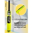 thumbnail image 1 of Wolf Pride Hard Plastic Cricket Bat , Size - 8 | Exclusive Shape For Optimal Performance , Black & Yellow, 1 of 4