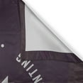 thumbnail image 3 of Ambesonne Hunting Kitchen Curtains, Grunge Emblem, 55"x39", Brown Blue White, 3 of 3