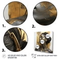 thumbnail image 3 of Designart "African American Portrait in Yellow and Grey" Fashion Framed Wall Art Decor - Glam Gold Woman African American Living Room Framed Canvas Art, 3 of 6