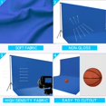 thumbnail image 5 of Easy-Going 10Wx20L ft Blue Background Muslin Backdrop,Photo Studio,Collapsible High Density Screen for Video, 5 of 5