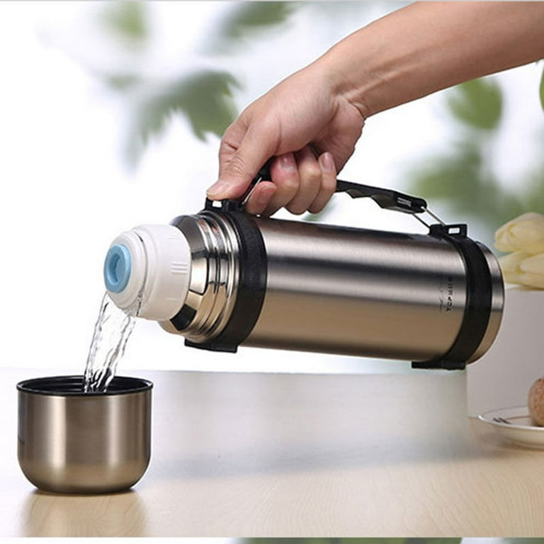 Homgreen Coffee Thermos, Large Thermal Water Bottle for Tea Hot & Cold  Drinks