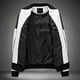 thumbnail image 4 of Chaquetas De Cuero Para Hombre, Chaqueta Con Cremallera Blanca Y Negra, Abrigos De Invierno Básicos De Gamuza (3Xl)-179281.05 Tmvgtek Caballero, 4 of 8