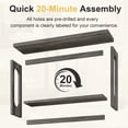 thumbnail image 6 of Tarnorci 54" Console Table,  Sofa Table with Storage Shelves, Narrow Table for Entryway,Living Room, Foyer, 6 of 8