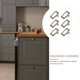 thumbnail image 5 of 1 Conjunto Tarjetas Soporte Cajón Tirón Manija Armario Mueble Manija Mueble Manija, 5 of 5