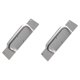 thumbnail image 5 of Manijas de puerta resistentes con tornillo de montaje, manijas de placa de puerta de empuje convenientes, manijas de empuje para restaurantes, 2 uds. 30cm x 8cm x 015cm, 5 of 8