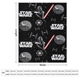 thumbnail image 2 of Darth Vader Throw Blanket Cozy Warm Flannel Blanket for Living Room Bedroom Bed Sofa Camping Travel, All Seasons Fleece Blankets Gifts for Kids Girls Boys Adults 40"x50", 2 of 8