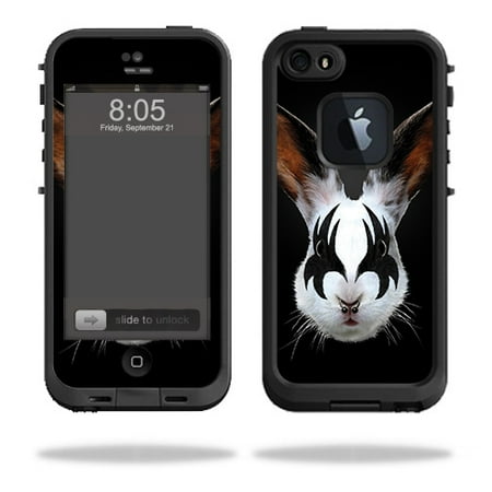 Skin For Lifeproof iPhone 5s case - Rock N Roll Bunny | Protective, Durable, and Unique Vinyl Decal wrap cover | Easy To Apply, Remove, and Change (Best Music App For Iphone 5s Without Wifi)