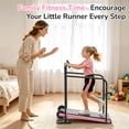thumbnail image 3 of AKLUER Manual Treadmill for Kids, Fixed 10% Incline Non-Powered Walking Pad, Max 220lbs Capacity with Handrail & Display Screen, Eco-Friendly Manual Walking Running Machine for Home, 3 of 7