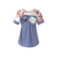thumbnail image 3 of DYMADE Women Striped Print Splice Breastfeeding Top, 3 of 6