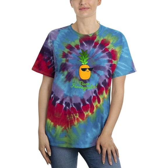 Buon Ferragosto Cool Ananas Tie Dye Spiral Women -Image by Shutterstock, Female x-Large