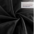 thumbnail image 6 of Nestl Velvet Throw Pillow Covers Solid Square Soft Decorative Pillow Cover for Sofa, 16" x 16", Black, Pack of 4, 6 of 8