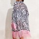 thumbnail image 5 of Gibobby Trajes de Baño Mujer Completos Nuevo Traje de baño de dos piezas con estampado europeo y americano de manga larga con borlas para mujer(Blanco,XL), 5 of 5