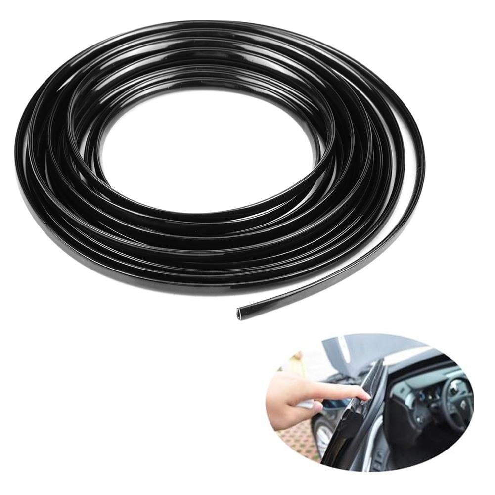 Greensen 6m/19.7ft Black Car Door Edge Moulding Trim Strip Scratch Guard Protector Cover Mold