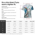 thumbnail image 4 of Bixox Men's Let's go Travel Around the World Printed Short Sleeve Skinny Athletic T-Shirt, 4 of 6
