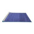 thumbnail image 2 of Ahgly Company Machine Washable Indoor Rectangle Abstract Blue Contemporary Area Rugs, 3' x 5', 2 of 4