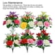 thumbnail image 5 of Ounissouiy 2 piezas precio asequible hermosa decoración de flores para festivales ramo de flores artificiales decoraciones decoración del hogar Kits de decoración para fiestas rojo, 5 of 6