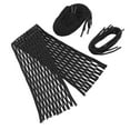 thumbnail image 1 of Lacrosse Mesh String, Nylon Black Lacrosse Mesh Piece Woven String  for Training, 1 of 7