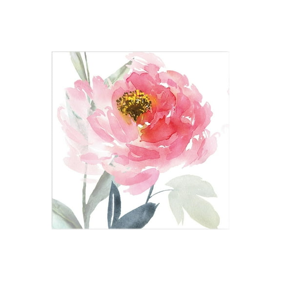 Vivid Flower Fuchsia Floral 12 x 12 Wood Wall Sign Plaque