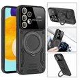 thumbnail image 2 of Compatible pour Samsung Galaxy A52 4G / A52s 5G / A52 5G Étui avec Support Anneau PC+TPU Compatible avec MagSafe PinkGold, 2 of 5