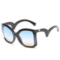 thumbnail image 3 of Unisex Square Classic Cat Eye Sunglasses Cateye Sunglasses Y1114, 3 of 5