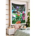 thumbnail image 4 of Tapiz decorativo de pared vertical Superkitties, tejido de poliéster impermeable, tapiz decorativo de pared para baño, dormitorio, sala de estar, dormitorio, regalo de cumpleaños, talla única., 4 of 8
