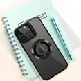 thumbnail image 6 of for iPhone 14 Pro Max Case Plating Magnetic Crystal [ Support for Magsafe ] Luxury Case Camera Protector Shockproof Protective Edge Cover Screen Protector Girls Women Phone Case -Black, 6 of 12