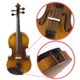 thumbnail image 4 of Violín Irfora 4/4 EQ acústico de tamaño completo Violín eléctrico Kit de violín Tablero de madera maciza de pícea con arco Estuche rígido Reposabrazos Cable de audio Cuerdas adicionales Paño Irfora Violín, 4 of 6