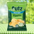 thumbnail image 4 of Utz Ripples Sour Cream & Onion Potato Chips, 4-Pack 12.5 oz. Party Size Bags, 4 of 5