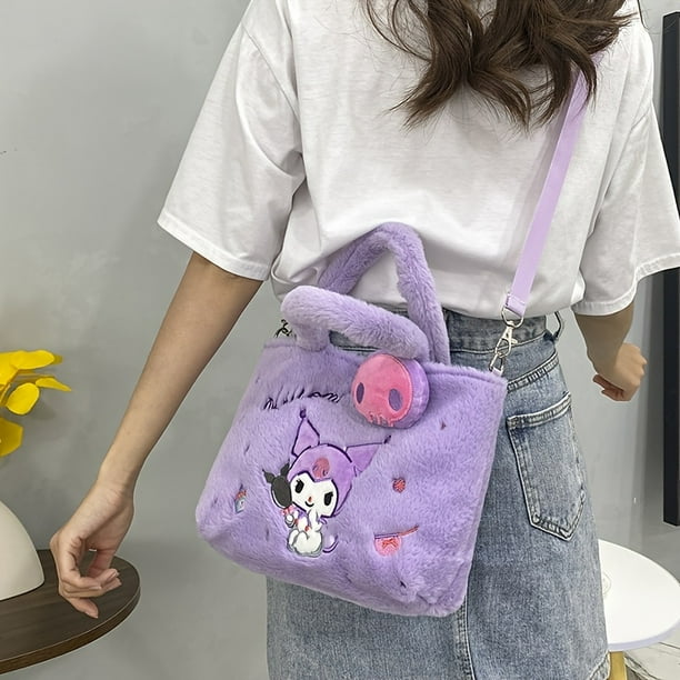 Kawaii Plush Toys My Melody Cinnamoroll Kuromi Sanrio Plush Bag Cartoon  Cute Plushies Handbag Shoulder Bag Messenger Bag for Kid - Realistic Reborn  Dolls for Sale